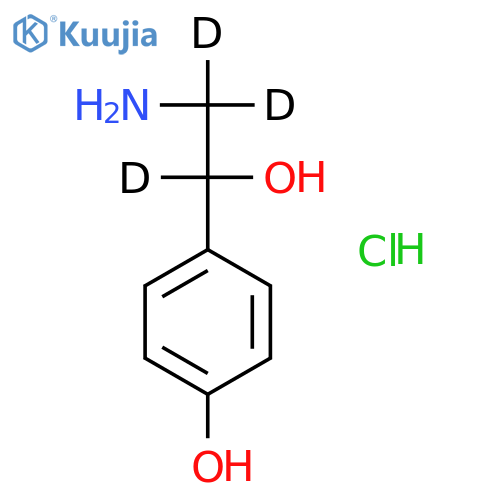 rac Octopamine-d3 Hydrochloride structure