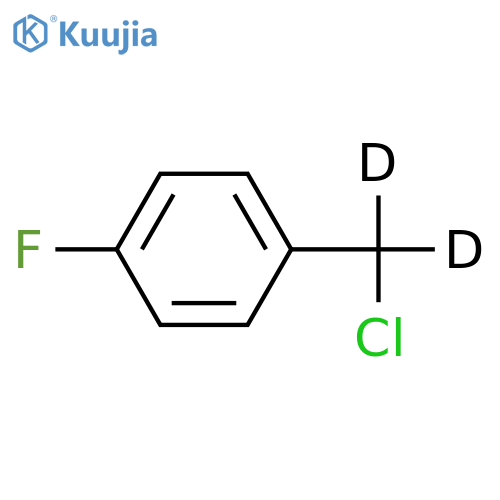 4-Fluorobenzyl-α,α-d2 Chloride structure