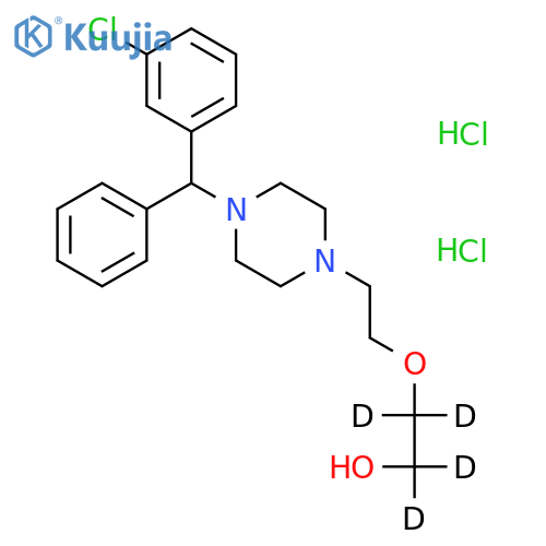 Hydroxyzine-d4 2HCl structure