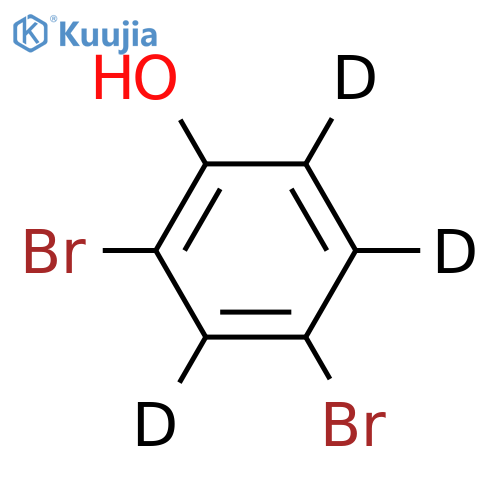 2,4-Dibromophenol-3,5,6-d3 structure