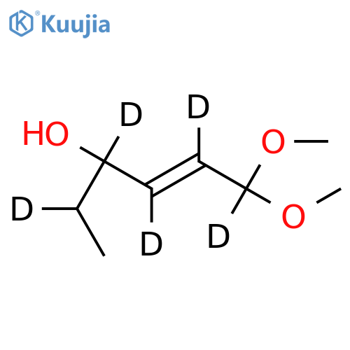 trans-4-Hydroxy-2-hexenal-5,5,6,6,6-d5 Dimethyl Acetal structure