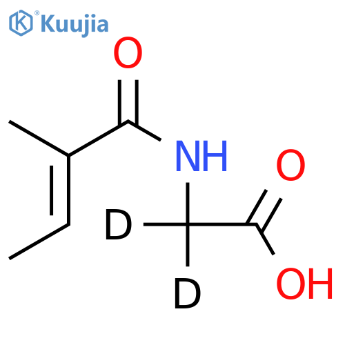 N-Tigloylglycine-2,2-d2 structure