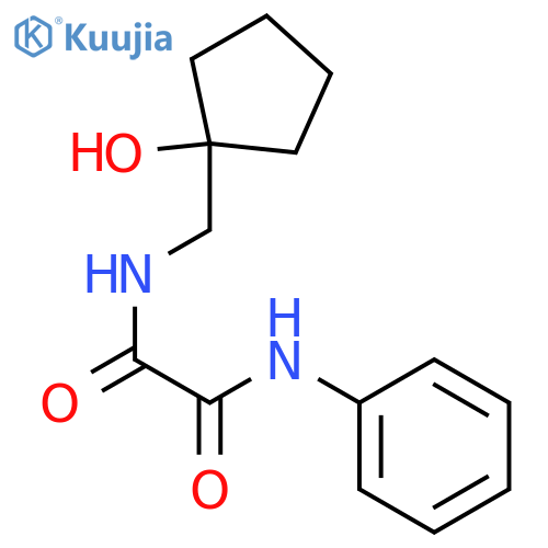 N-(1-hydroxycyclopentyl)methyl-N'-phenylethanediamide structure