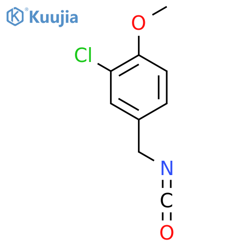 2-chloro-4-(isocyanatomethyl)-1-methoxybenzene structure