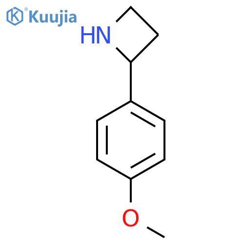 2-(4-Methoxyphenyl)azetidine structure
