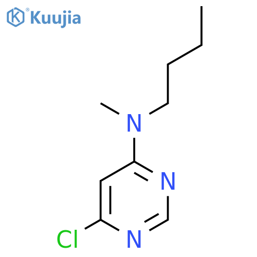 N-butyl-6-chloro-N-methylpyrimidin-4-amine structure