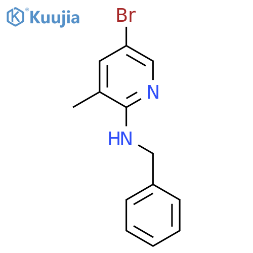N-Benzyl-5-bromo-3-methylpyridin-2-amine structure