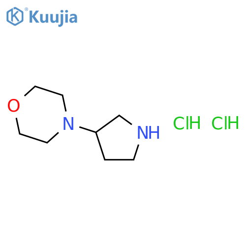 4-(3-Pyrrolidinyl)morpholine dihydrochloride structure