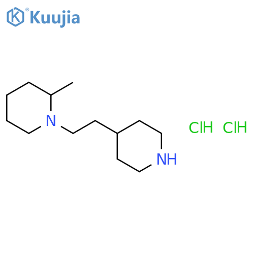 2-Methyl-1-2-(4-piperidinyl)ethylpiperidinedihydrochloride structure