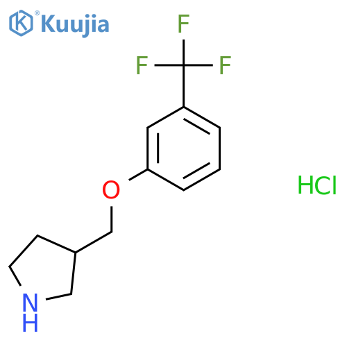 3-{3-(Trifluoromethyl)phenoxymethyl}pyrrolidinehydrochloride structure