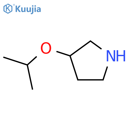 3-(1-Methylethoxy)pyrrolidine Hydrochloride structure
