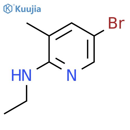 N-(5-Bromo-3-methyl-2-pyridinyl)-N-ethylamine structure
