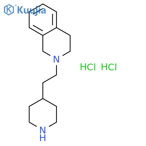 2-2-(4-Piperidinyl)ethyl-1,2,3,4-tetrahydroisoquinoline dihydrochloride structure