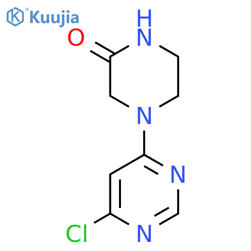 4-(6-chloropyrimidin-4-yl)piperazin-2-one structure