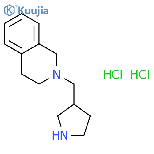 2-(3-Pyrrolidinylmethyl)-1,2,3,4-tetrahydroisoquinoline dihydrochloride structure