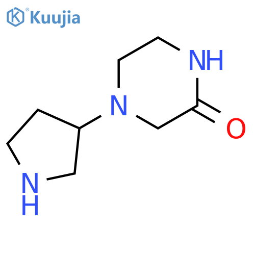 4-(pyrrolidin-3-yl)piperazin-2-one structure