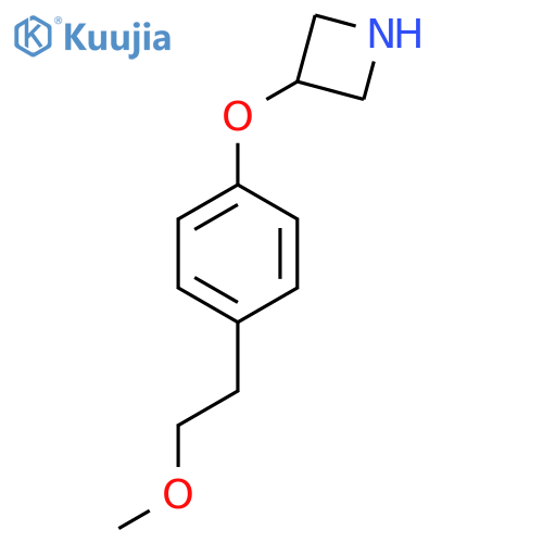 3-Azetidinyl 4-(2-methoxyethyl)phenyl ether structure