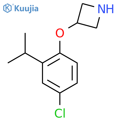 3-(4-Chloro-2-isopropylphenoxy)azetidine structure