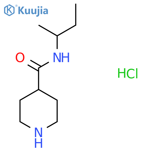 N-(Sec-Butyl)-4-piperidinecarboxamide hydrochloride structure