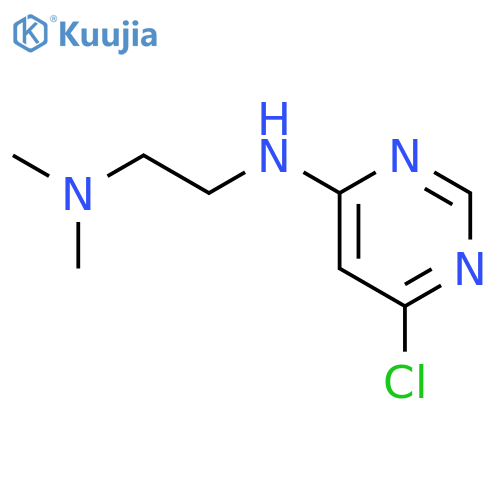 N1-(6-chloropyrimidin-4-yl)-N2,N2-dimethylethane-1,2-diamine structure