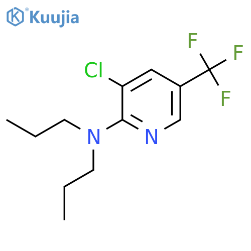 3-Chloro-N,N-dipropyl-5-(trifluoromethyl)-2-pyridinamine structure
