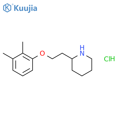 2-2-(2,3-Dimethylphenoxy)ethylpiperidinehydrochloride structure