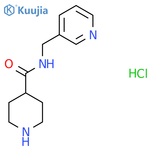 N-(3-Pyridinylmethyl)-4-piperidinecarboxamidehydrochloride structure