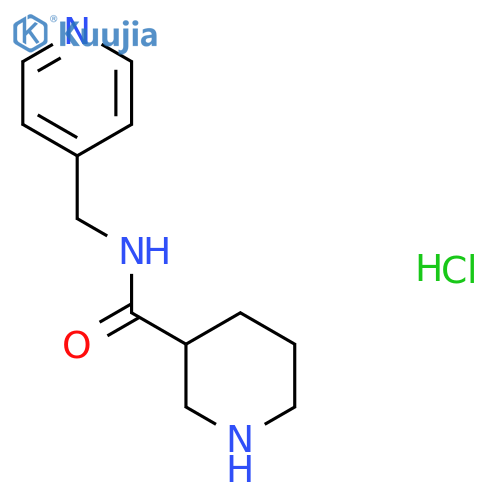 N-(4-Pyridinylmethyl)-3-piperidinecarboxamidehydrochloride structure