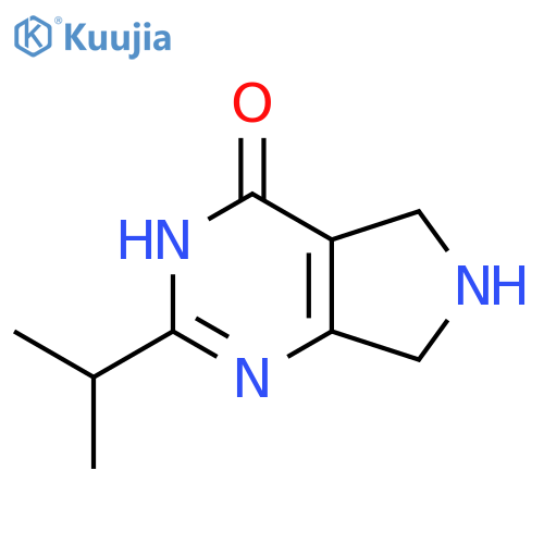 2-Isopropyl-6,7-dihydro-5H-pyrrolo-[3,4-d]pyrimidin-4-ol hydrochloride structure