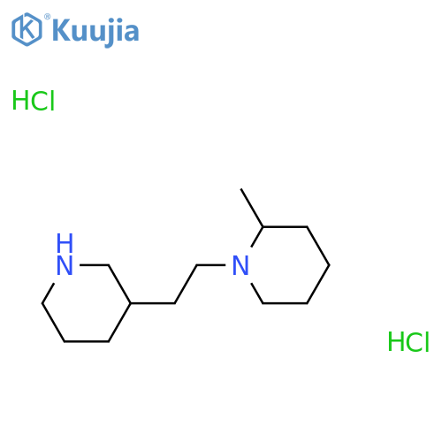 2-Methyl-1-2-(3-piperidinyl)ethylpiperidinedihydrochloride structure
