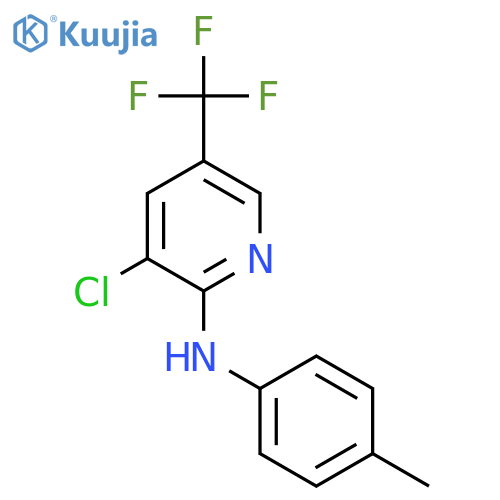3-Chloro-N-(4-methylphenyl)-5-(trifluoromethyl)-2-pyridinamine structure