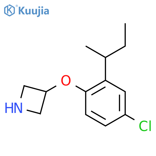 3-2-(sec-Butyl)-4-chlorophenoxyazetidine structure