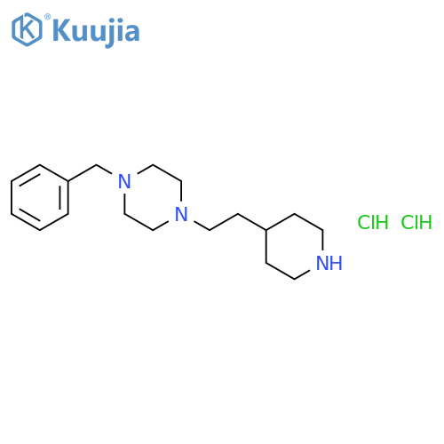 1-Benzyl-4-2-(4-piperidinyl)ethylpiperazine Dihydrochloride structure