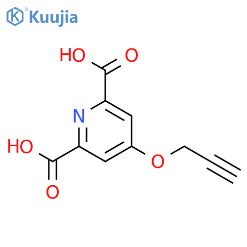 2,6-Pyridinedicarboxylic acid, 4-(2-propyn-1-yloxy)- structure