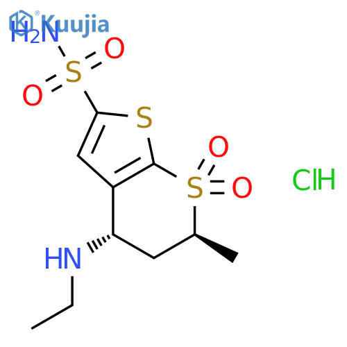 ent-Dorzolamide Hydrochloride structure
