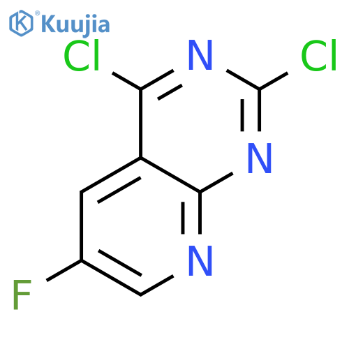 2,4-Dichloro-6-fluoropyrido2,3-dpyrimidine structure
