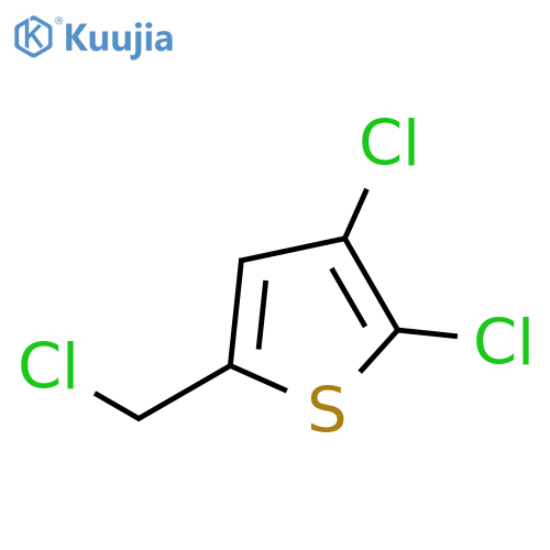 2,3-Dichloro-5-(chloromethyl)thiophene structure