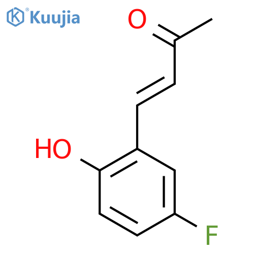 4-(5-fluoro-2-hydroxyphenyl)but-3-en-2-one structure