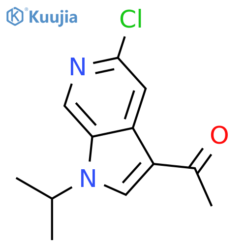 1-(5-Chloro-1-isopropyl-1H-pyrrolo[2,3-c]pyridin-3-yl)ethanone structure