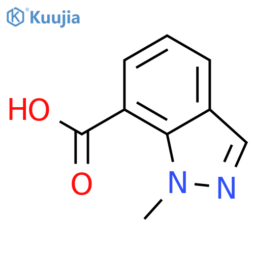 1-methyl-1H-indazole-7-carboxylic acid structure