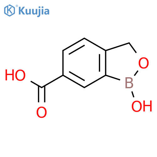 1-Hydroxy-1,3-dihydrobenzoc1,2oxaborole-6-carboxylic acid structure