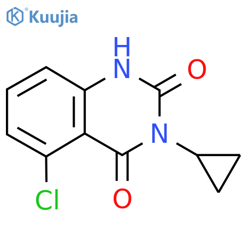 5-chloro-3-cyclopropyl-1,2,3,4-tetrahydroquinazoline-2,4-dione structure
