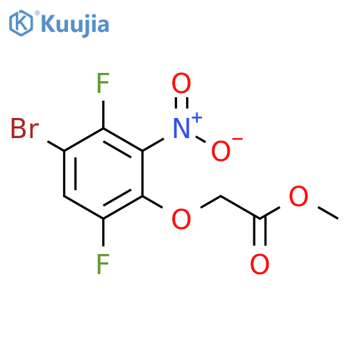 Methyl2-(4-Bromo-3,6-difluoro-2-nitrophenoxy)acetate structure