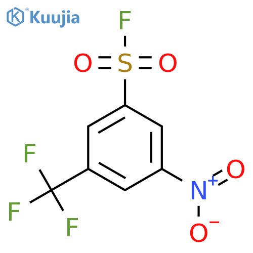 3-nitro-5-(trifluoromethyl)benzene-1-sulfonyl fluoride structure