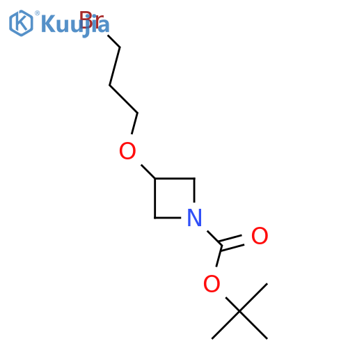 tert-Butyl 3-(3-bromopropoxy)azetidine-1-carboxylate structure