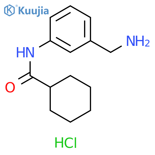 N-3-(Aminomethyl)phenylcyclohexanecarboxamide Hydrochloride structure
