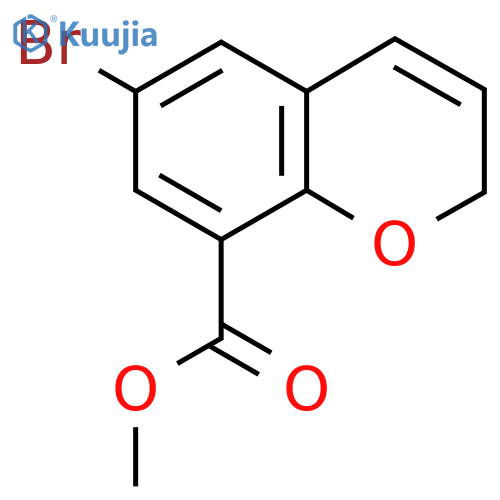 methyl 6-bromo-2H-chromene-8-carboxylate structure