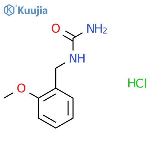 [(2-Methoxyphenyl)methyl]urea hydrochloride structure