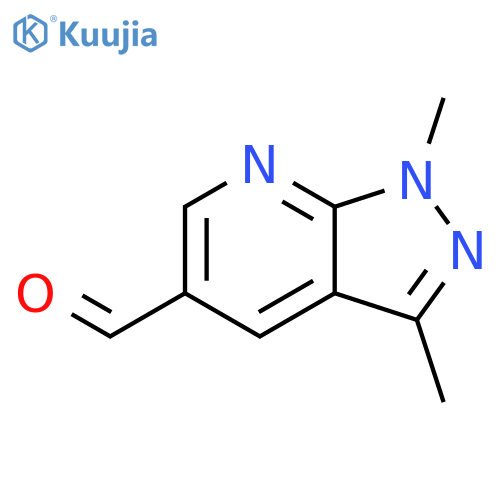 1,3-Dimethyl-1H-pyrazolo3,4-bpyridine-5-carbaldehyde structure
