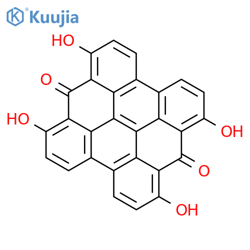 Phenanthro[1,10,9,8-opqra]perylene-7,14-dione, 1,6,8,13-tetrahydroxy- structure